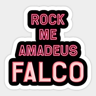 Rock Me Amadeus Sticker